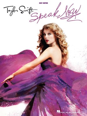 cover image of Taylor Swift--Speak Now (Songbook)